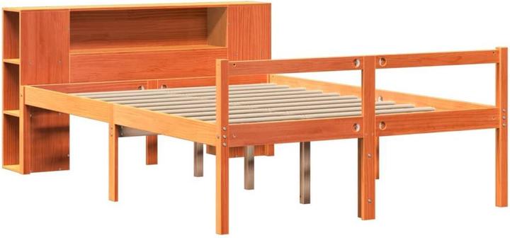 Image du produit vidaXL Bett mit Regal (135 x 190 cm)