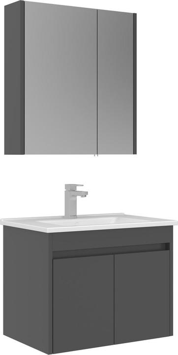 Produktbild Homitis Arno 65 Bathroom Cabinet With Sink & Mirror Set (2 Pieces)