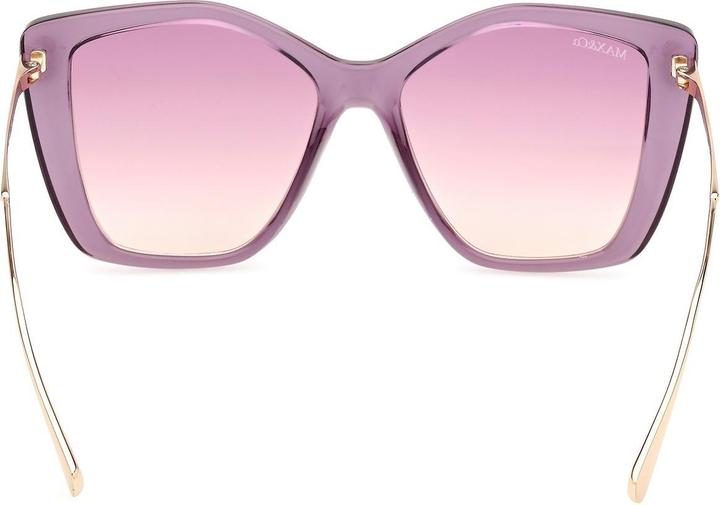 Actual product image Max&Co. Geometric Injected Violet Sunglasses