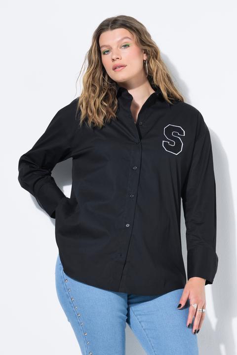 Produktbild Studio Untold Hemdbluse, oversized, Langarm mit Manschetten (58)