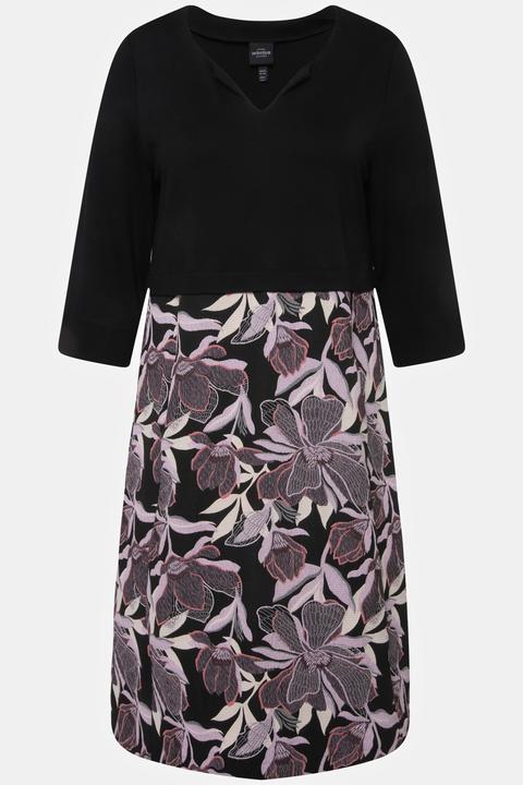 Actual product image Ulla Popken Mixed Material Dress (54)