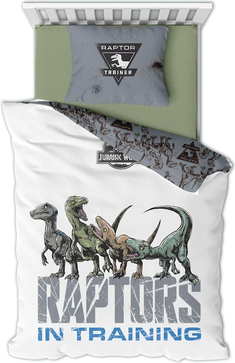 Image du produit Aymax Housse de couette Jurassic World coton, 140x200cm