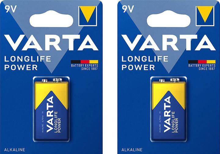 Image du produit Varta Pile Longlife Power, jeu de 2 pièces (2 pcs, 9V Block)