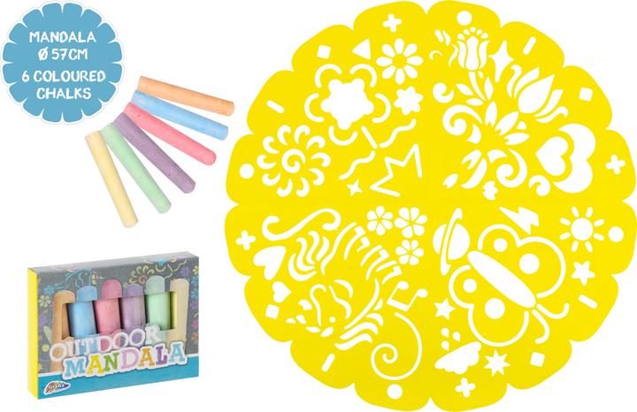 Produktbild Grafix Bürgersteig Kreide Mandala