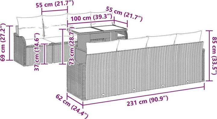 Produktbild vidaXL Brynlee