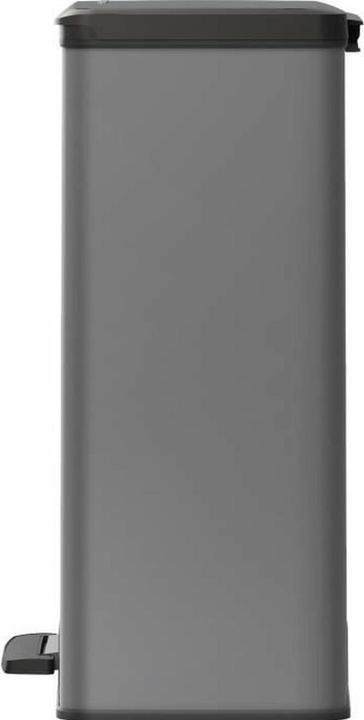 Actual product image Curver Decobin Prullenbak - 65L - Rectangular - Cool Grey (65 l)