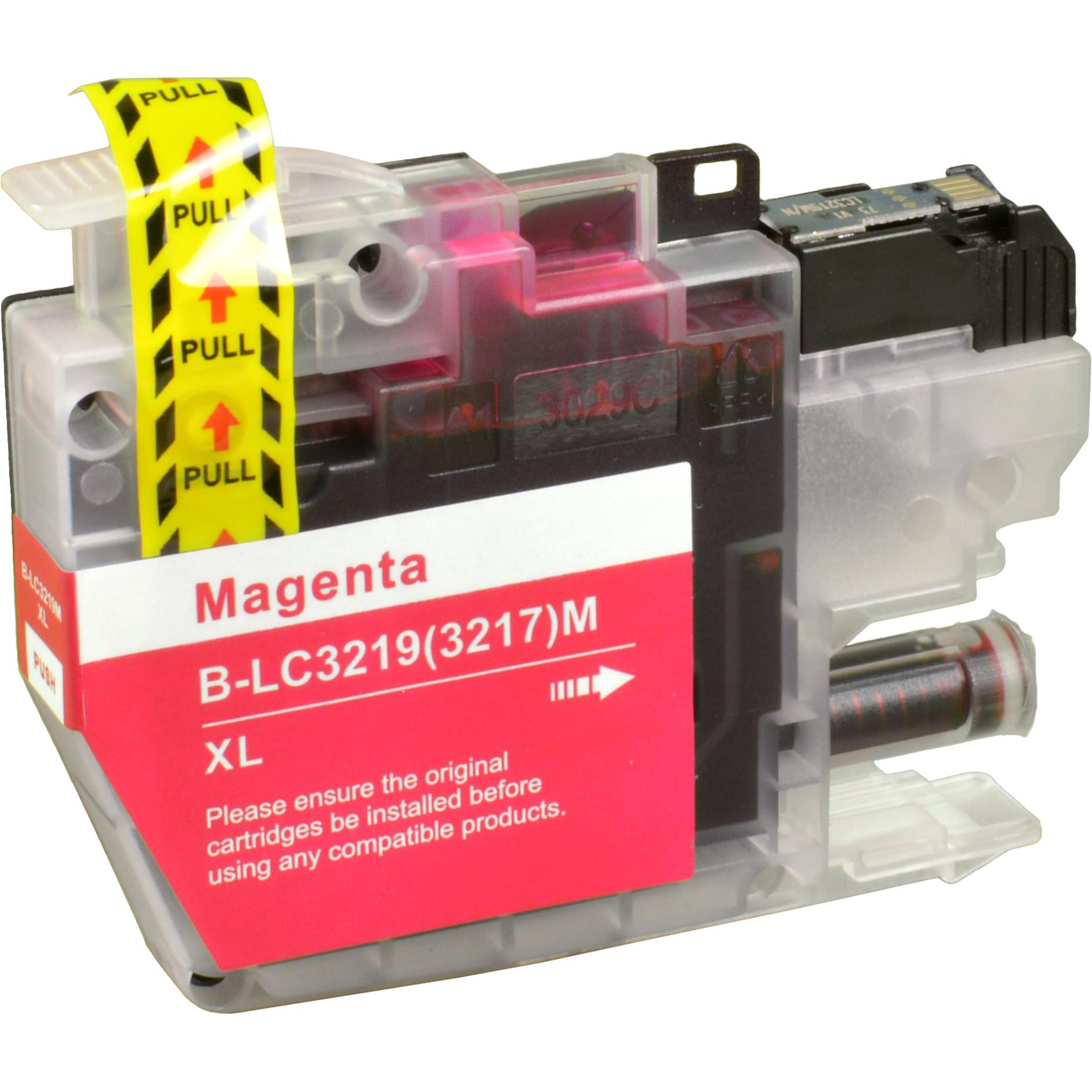 Ampertec, Druckerpatrone, Tinte kompatibel mit Brother LC-3219XLM magenta (M)