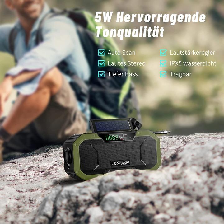 Actual product image Libovgogo Emergency radio (FM, AM)