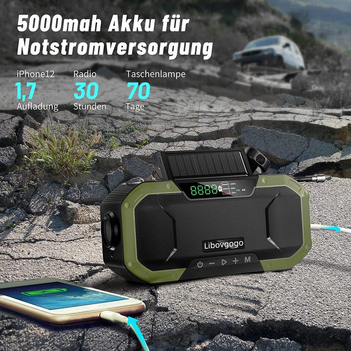Actual product image Libovgogo Emergency radio (FM, AM)