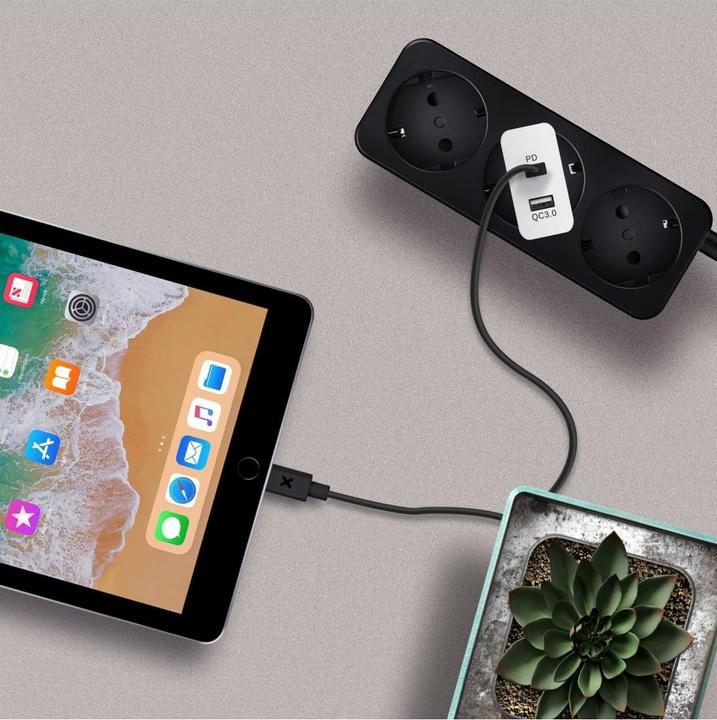 Image du produit Akashi 38W double USB-A QC 3.0 + USB-C PD (20 W, 1 portion)