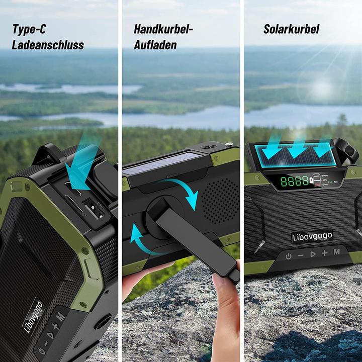 Actual product image Libovgogo Emergency radio (FM, AM)