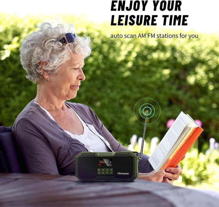 Actual product image Libovgogo Dynamo Emergency Radio (AM, FM)