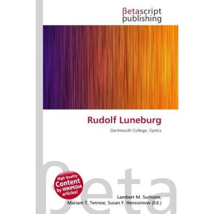 Rudolf Luneburg, Fachbücher