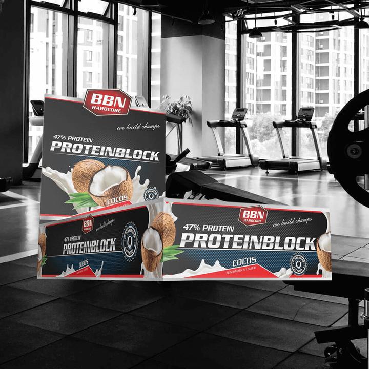 Produktbild BBN Hardcore Block (Kokos, 15 Stk., 1350 g)