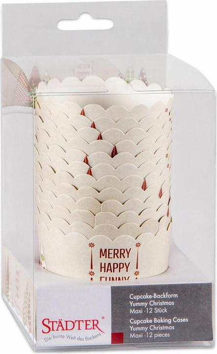 Produktbild Städter Cupcake-Backform Yummy Christmas ø 6/7x5.5 cm Maxi (6.50 cm)