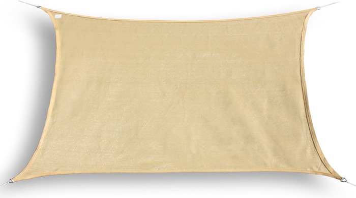 Immagine prodotto Swisshandel24 Vela solare rettangolo 6x8m, sabbia (6 x 8 m)