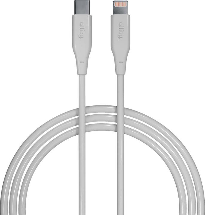 Produktbild Allity cable AUC-02 USB-C - Lightning 2.0 m 27W white (2 m, USB 2.0, 27 W)