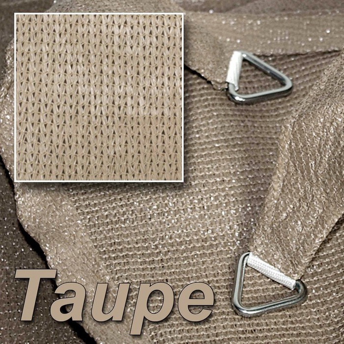 Immagine prodotto Swisshandel24 Vela solare rettangolo 2x5m, tortora (200 x 500 cm)