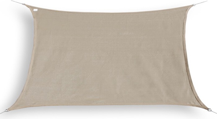 Produktbild Swisshandel24 Sonnensegel wasserdicht Rechteck 2x4m, taupe (2 x 4 m)