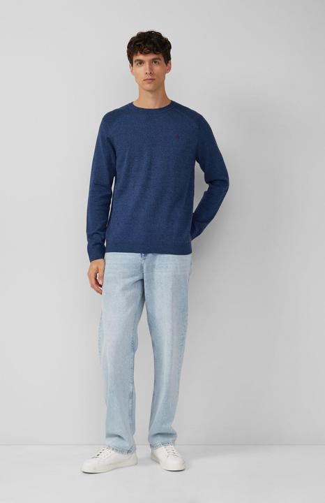 Produktbild s.Oliver Strickpullover Pullover aus Moulinéstrick mit Crew Neck und Raglanärmeln (S)