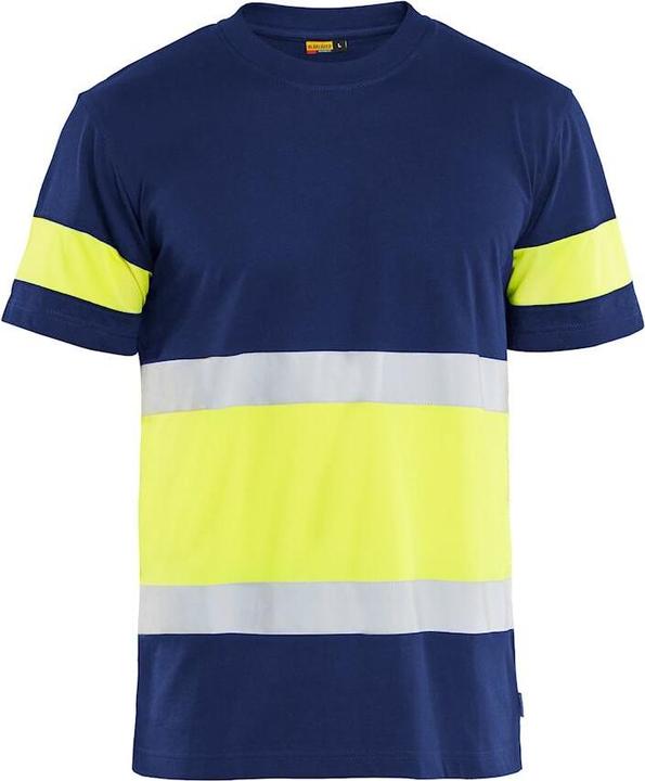 Navy, Neon Yellow