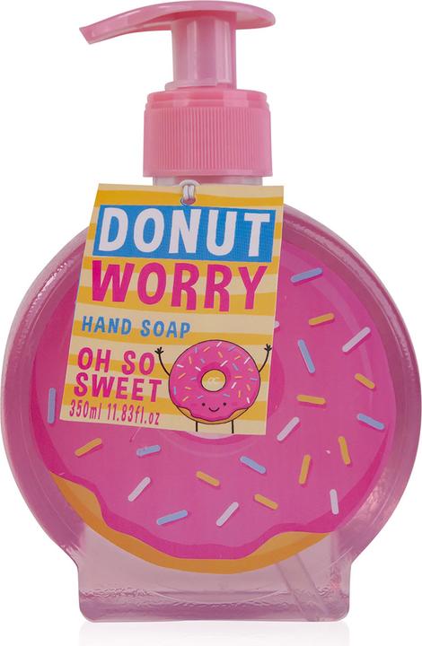 Image du produit Accentra Savon à main DONUT WORRY en distributeur à pompe, 350ml, parfum : Oh so Sweet, couleur : rose, VE (Appareils, Savon liquide)