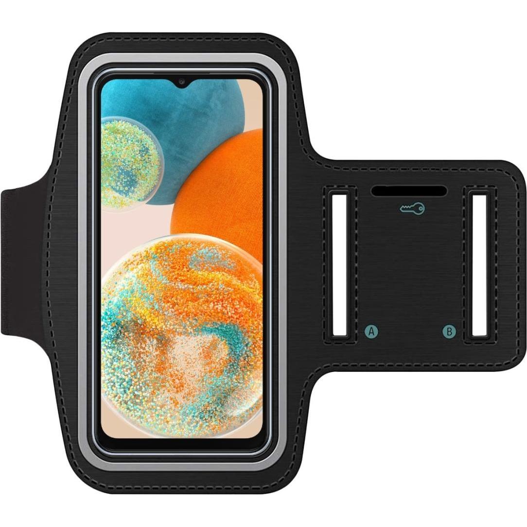 SmartFitness Samsung Galaxy A23 5G Handy Sport Armband, Smartphone Sportarmband, Schwarz
