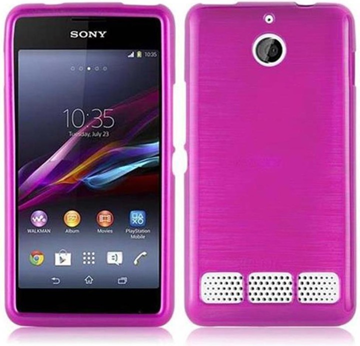 Produktbild Cadorabo TPU Brushed Cover (Sony Xperia E1)