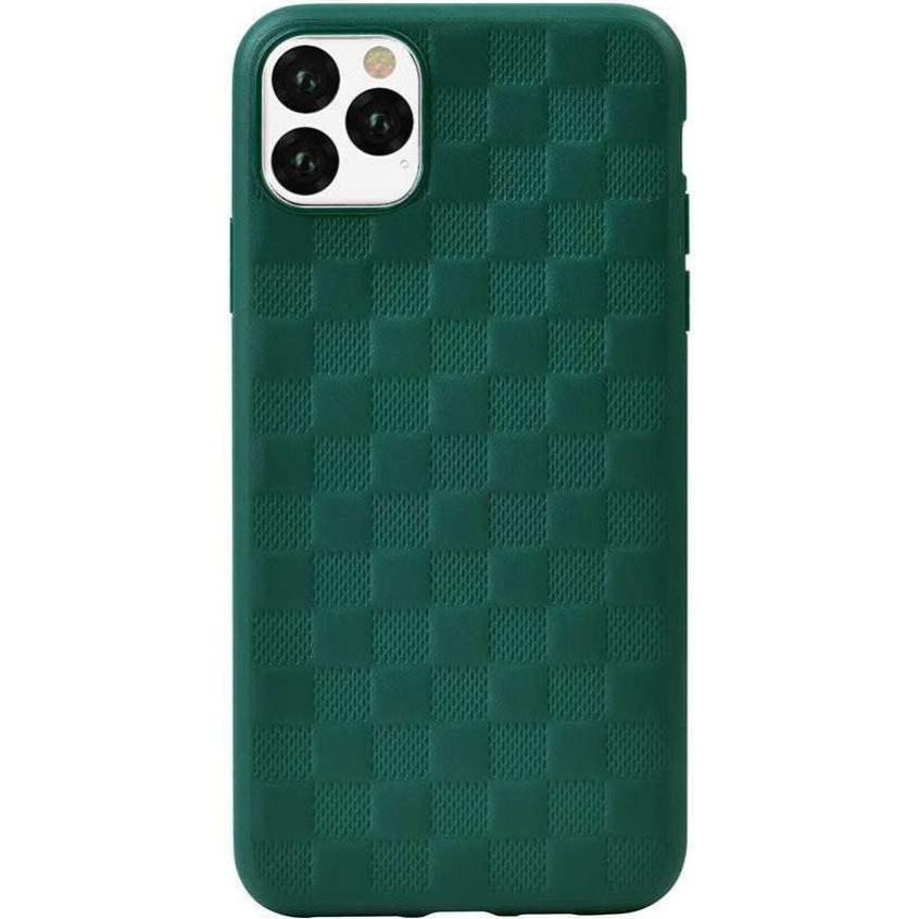 Devia Woven2 Pattern Design Soft Case iPhone 11 Pro green (Apple iPhone 11 Pro), Smartphone Hülle, Grün