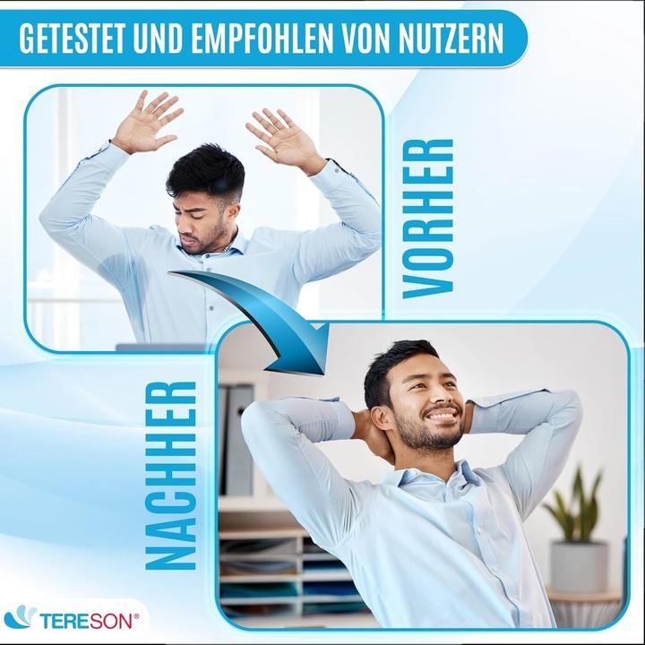 Actual product image Tereson Antitranspirant Spray 50ml, stark gegen Schwitzen an Achseln und Händen x2 (Crème, Spray, 50 ml)