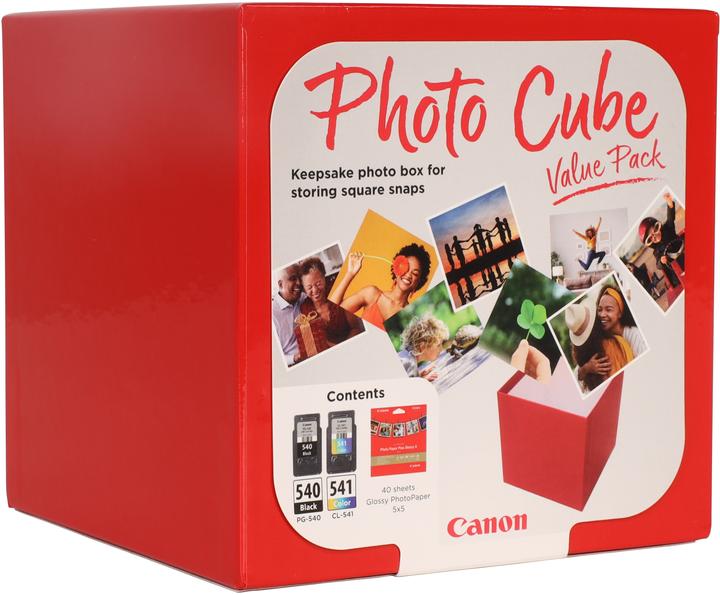 Produktbild Canon PG-540 / CL-541 Photo Cube Value Pack PP-201 13x13 cm 40 Bl (M, C, BK, Y)