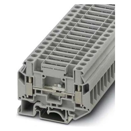 Phoenix Contact UK 6-T 3072803 Scheidingsklem 0,50 mm² 6 mm² Grijs 50 st., Kabels + Stekkers, Grijs