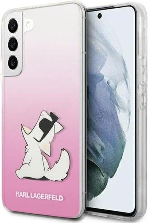 Karl Lagerfeld KLHCS22MCFNRCPI S22 + S906 hard case pink (Samsung Galaxy S22+)