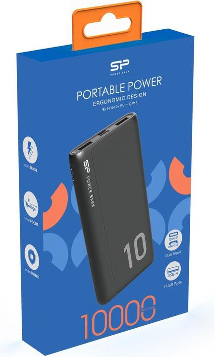 Actual product image Silicon Power GP15 Powerbank (10000 mAh, 37 Wh)