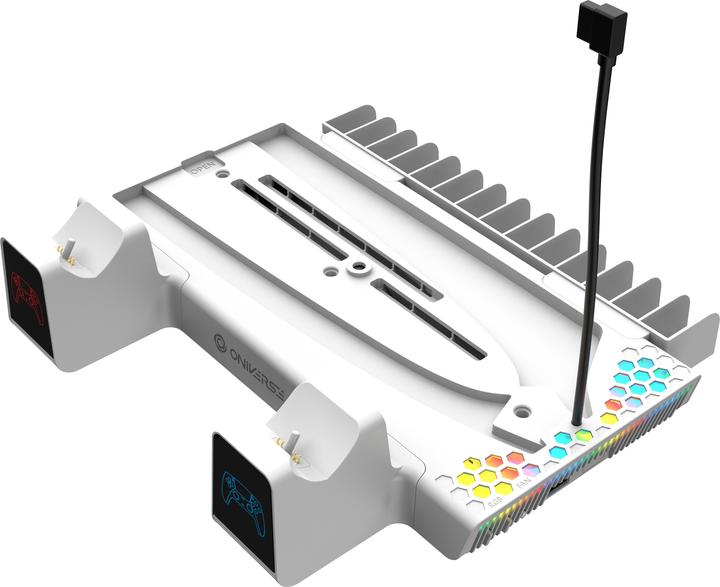 Actual product image Oniverse Nexus 5 Multifunctionele Standaard (PS5/ PS5 Slim) Wit (ONICSMLT-PS5-WHT) (PS5)