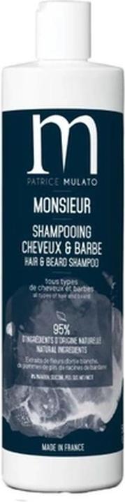 Produktbild Patrice Mulato Mulato Mul Monsieur Shampoo For Hair And Beard 500ml (500 ml, Flüssiges Shampoo)