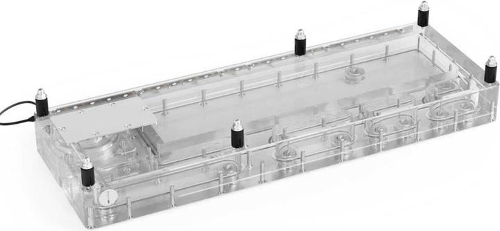 Actual product image Alphacool AGB Core Distro Plate 420 Links VPP/D5
