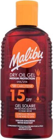 Immagine prodotto Malibu Olio secco in gel con carotene SPF15 200ml (200 ml, Olio doposole)