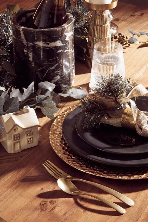 Image du produit Fifty five south Set de couverts Avie Antique Gold Finish - 16 pièces (16 pcs, Set de couverts)