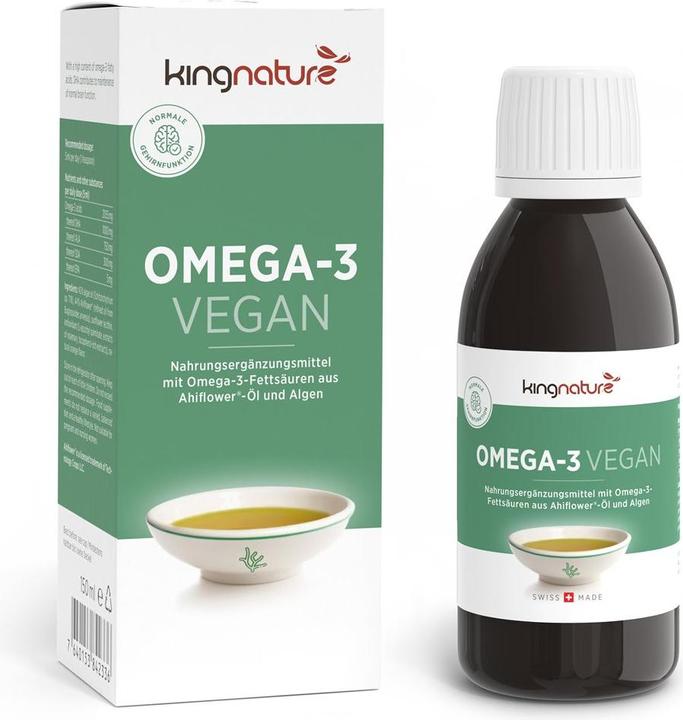 Produktbild Kingnature Omega-3 vegan liq (1 Stück, Flüssigkeit, 180 g)