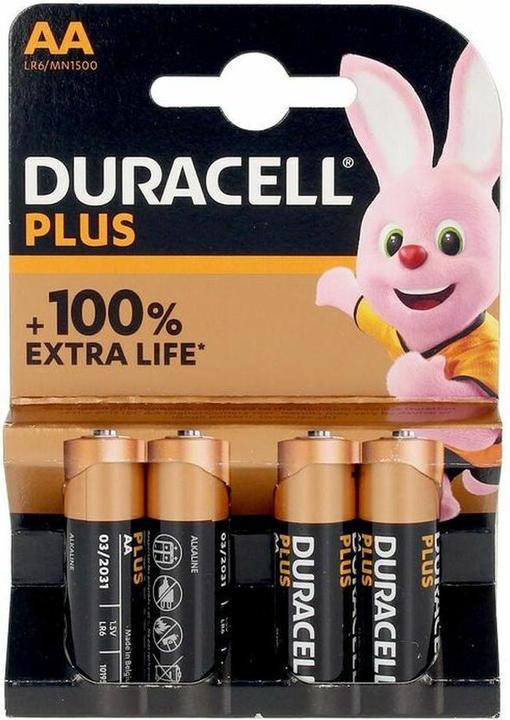 Produktbild Duracell Plus (4 Stk., AA, 3250 mAh)