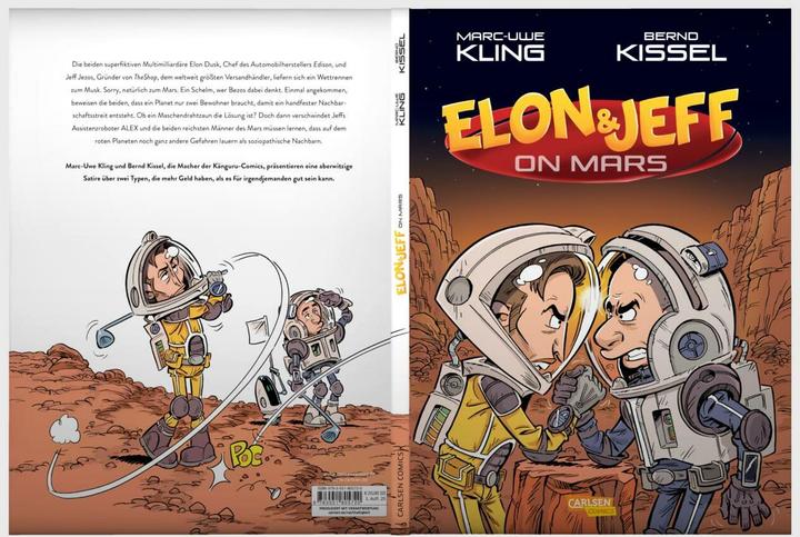 Produktbild Elon & Jeff on Mars (Spin-off zu den Känguru-Comics) (Deutsch, Bernd Kissel, Marc-Uwe Kling, 2025)