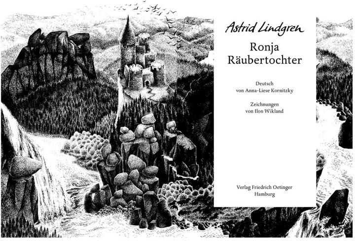 Actual product image Ronja, Räubertochter (German, Astrid Lindgren, 1982)