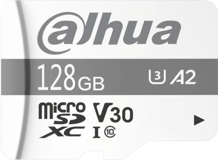 Actual product image Dahua Technology DHI-TF-P100/128 GB, 128 GB, MicroSDXC, Class 10, UHS-I, 100 MB/s, 60 MB/s (128 GB, microSDXC, U3, UHS-I)