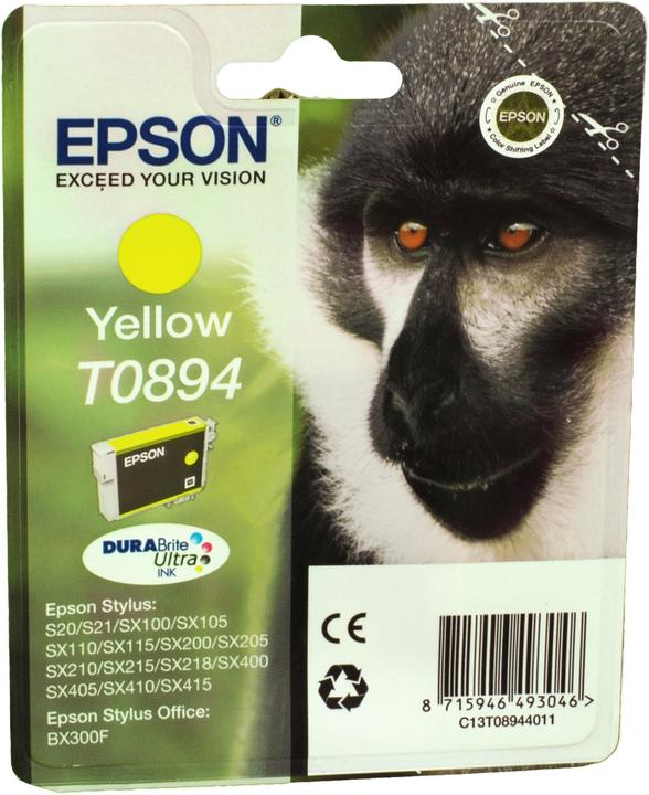 Actual product image Epson T0894 DuraBrite Ultra (Y)