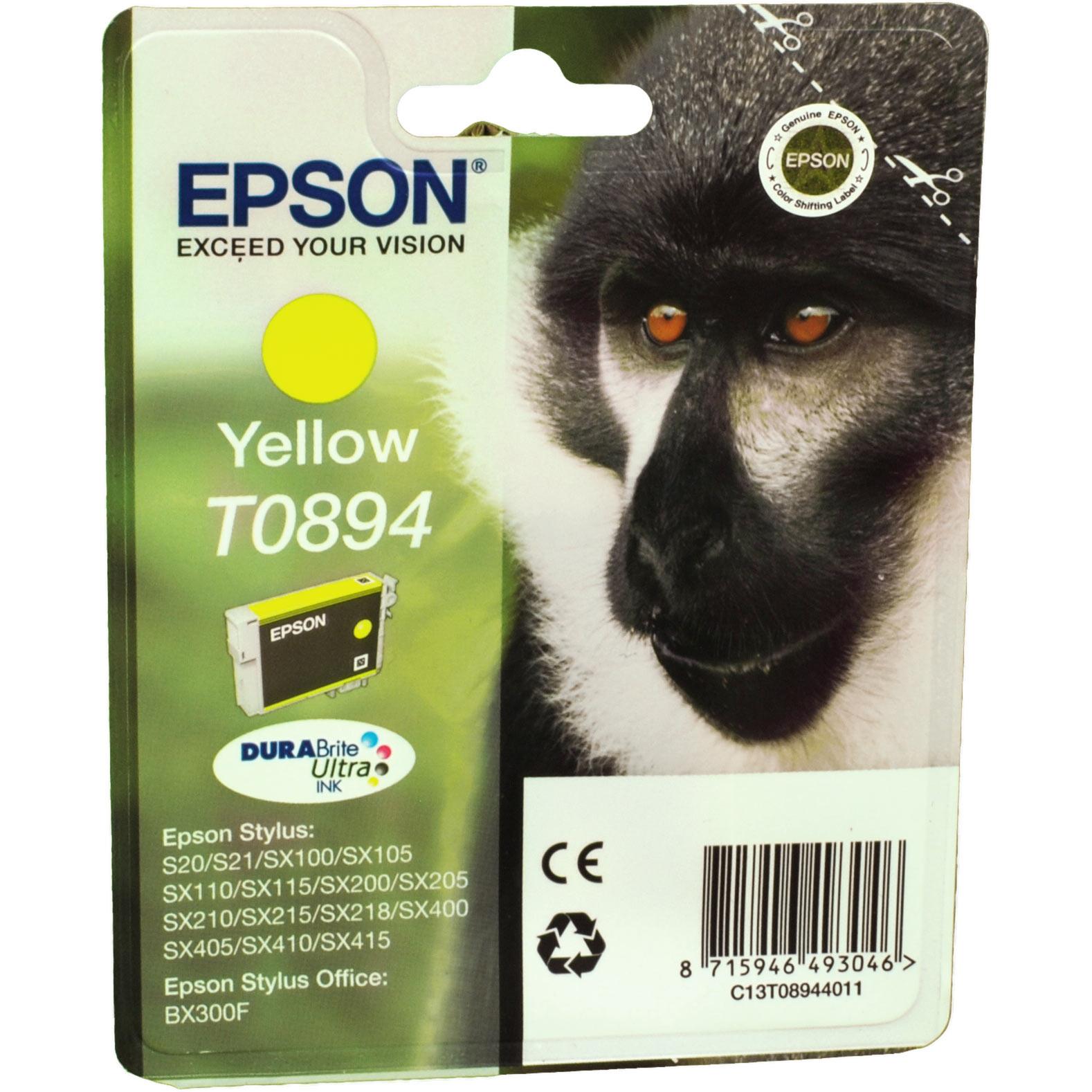 Epson, Druckerpatrone, T0894 DuraBrite Ultra (Y)
