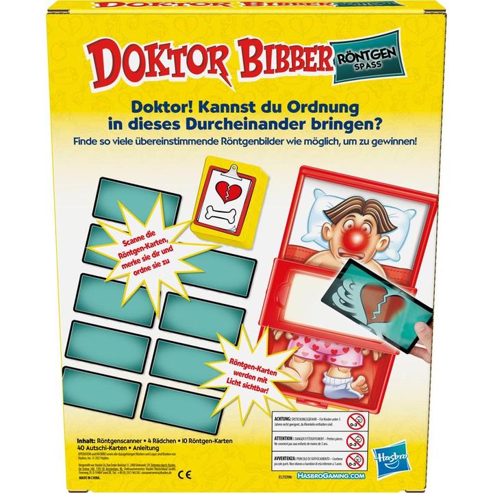 Produktbild Hasbro Gaming Doktor Bibber Röntgen Spass (Deutsch)