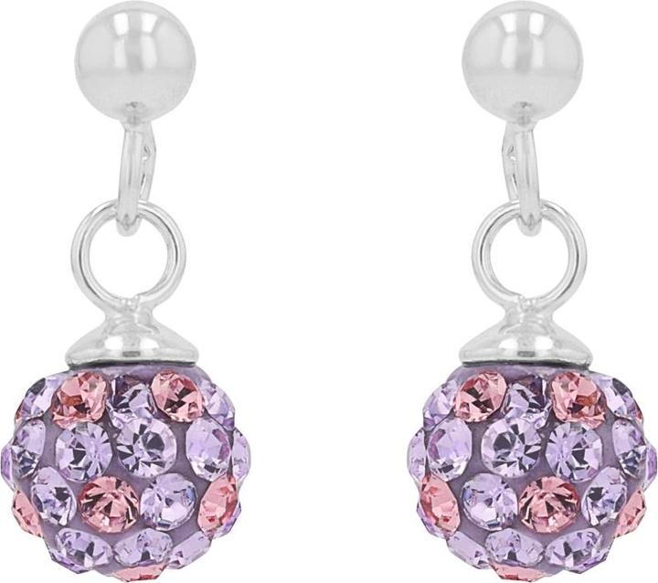 Produktbild Amor Ohrschmuck für Mädchen, 925 Sterling Silber, Kristallglas (Silber 925)