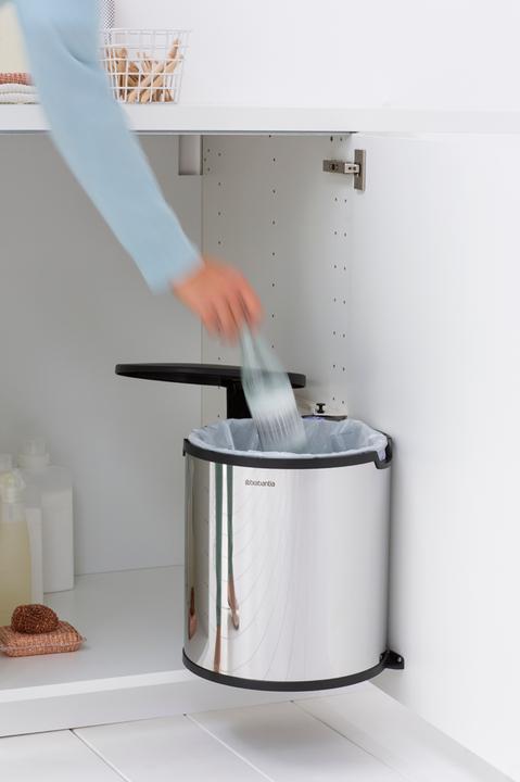 Produktbild Brabantia Einbaumülleimer 15 L Brilliant Steel (15 l)