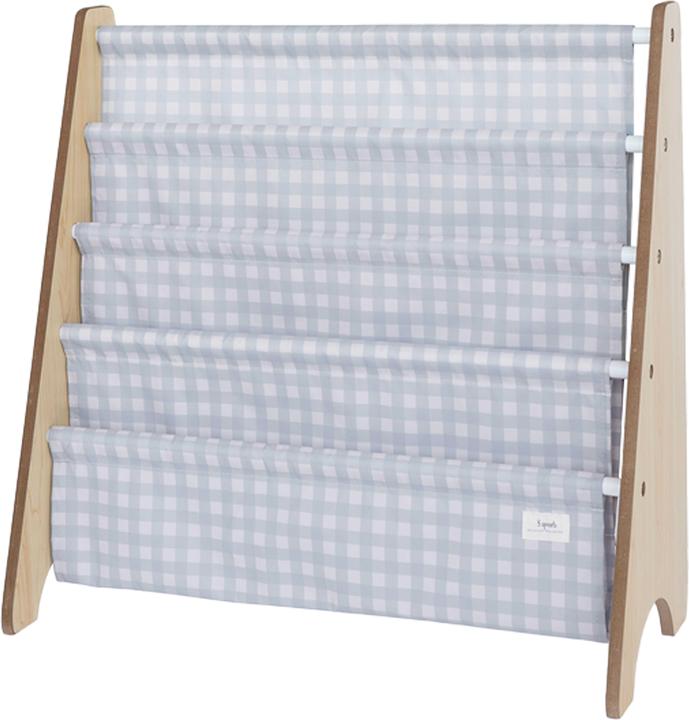 3 Sprouts Bibliothèque, Bleu vichy